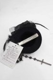 画像4: GOTHPUNKその他(買取対象外) / 羽根薔薇ミニハット  黒 I-25-12-09-102-PU-AC-SA-ZI (4)