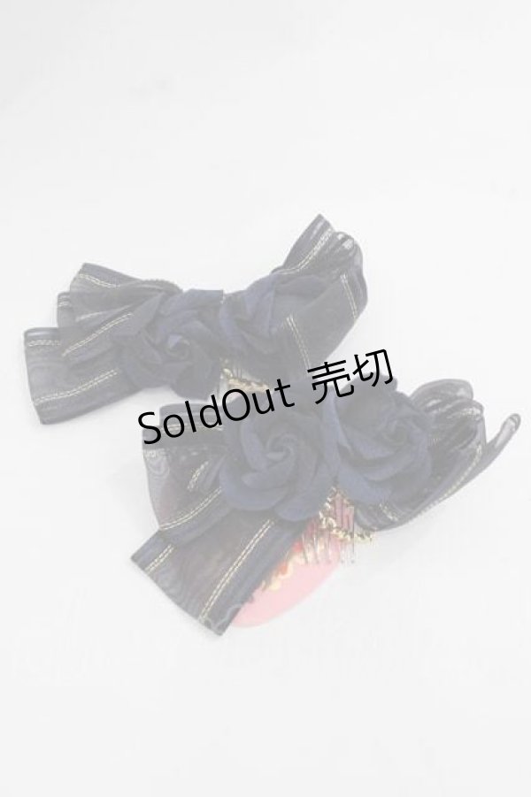 画像1: BABY,THE STARS SHINE BRIGHT / Dreaming Rose コーム  ネイビー I-25-12-09-108-BA-AC-SA-ZI (1)