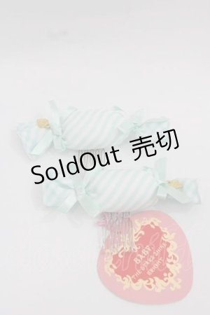 画像: BABY,THE STARS SHINE BRIGHT / MY ANNIVERSARY ストライプキャンディリボンコーム  ミント I-25-12-09-116-BA-AC-SA-ZI