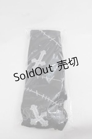 画像: Chalmiere / ツギハギクロスオーバーニー  ブラック I-25-12-09-123-LO-ZA-SA-ZI