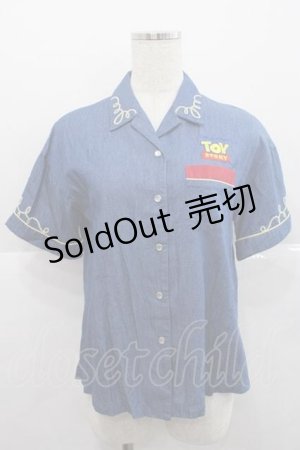 画像: Secret Honey / ボーリングシャツ(トイ・ストーリーver.) 2 ブルー I-25-12-09-019-CA-BL-SA-ZI
