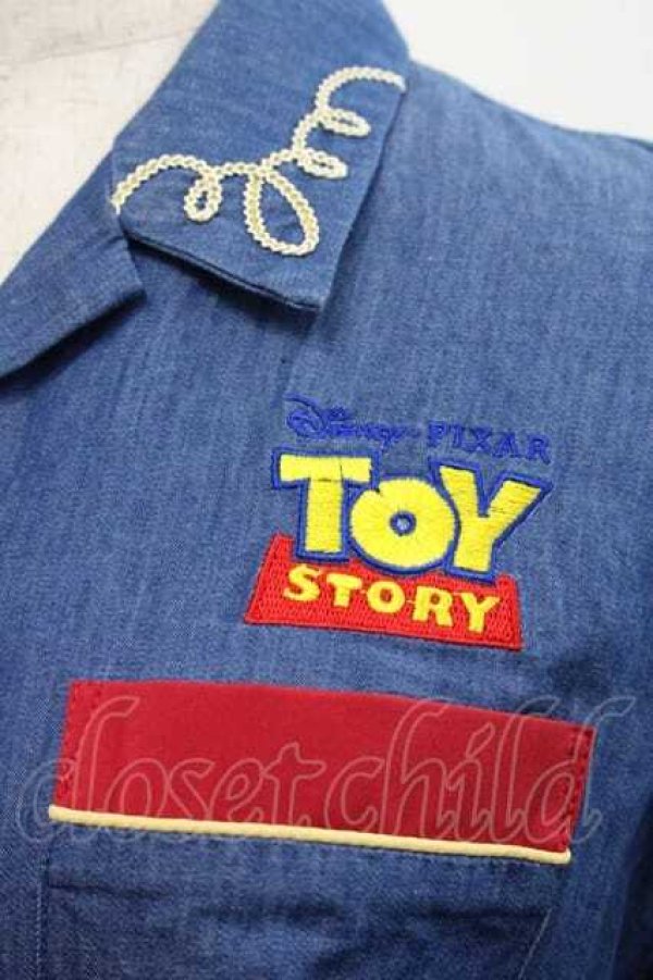 画像4: Secret Honey / ボーリングシャツ(トイ・ストーリーver.) 2 ブルー I-25-12-09-019-CA-BL-SA-ZI (4)