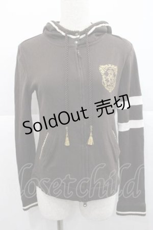 画像: Angelic Pretty / Loyaltyエンブレムプリントパーカ  ブラウン I-25-12-09-020-AP-TO-SA-ZI