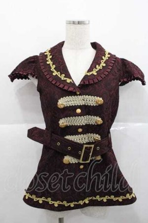 画像: ALICE and the PIRATES / ねずみの王様Gualtiero エシャルプ付きベスト  ボルドー I-25-12-09-022-PA-JA-SA-ZI