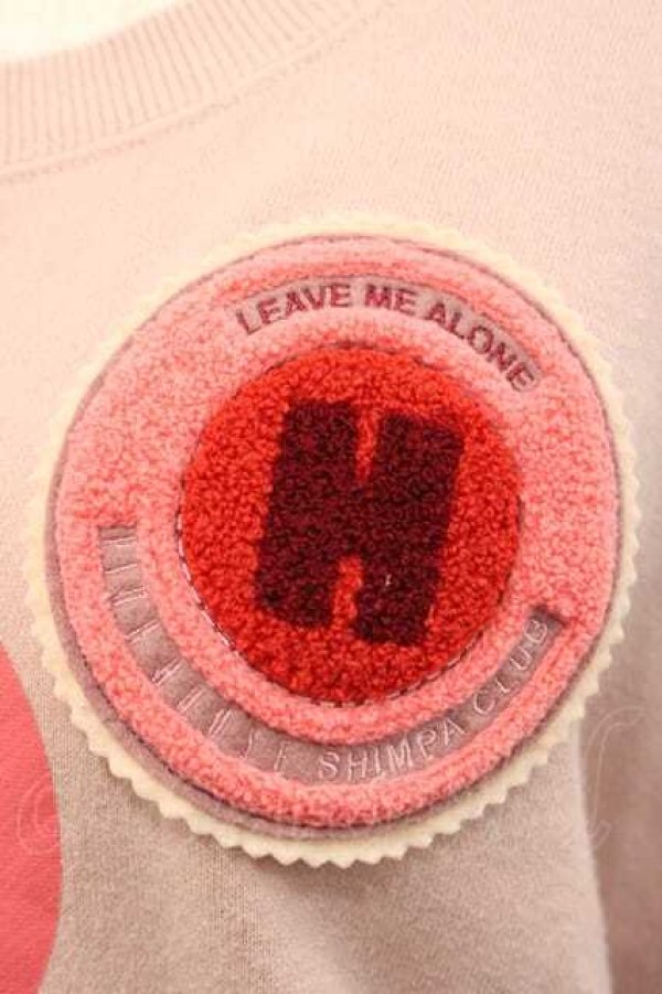 画像4: PINK HOUSE / ワッペンロゴトレーナー  ピンク I-25-12-09-024-LO-TO-SA-ZI (4)