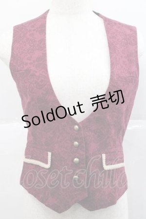 画像: metamorphose / Dim Lightベスト  ボルドー I-25-12-09-025-ME-TO-SA-ZI