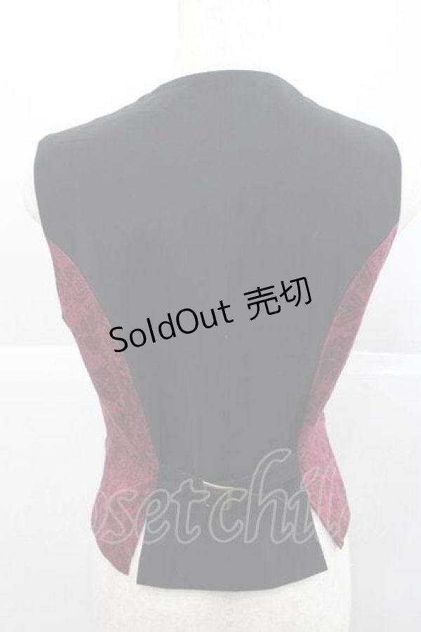 画像2: metamorphose / Dim Lightベスト  ボルドー I-25-12-09-025-ME-TO-SA-ZI (2)