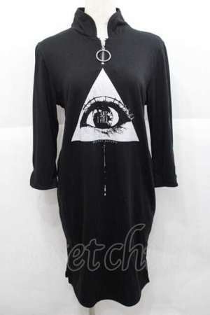 画像: SEX POT ReVeNGe / A DARK SIDEチャイナカットソー M 黒Ｘ白 I-25-12-09-026-SP-TO-SA-ZI