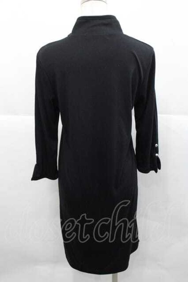 画像2: SEX POT ReVeNGe / A DARK SIDEチャイナカットソー M 黒Ｘ白 I-25-12-09-026-SP-TO-SA-ZI (2)