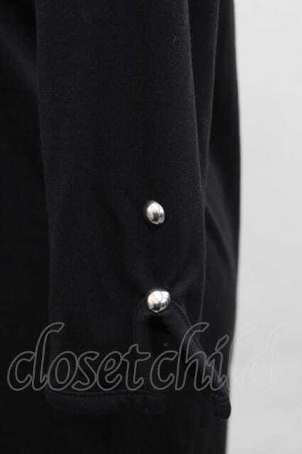 画像3: SEX POT ReVeNGe / A DARK SIDEチャイナカットソー M 黒Ｘ白 I-25-12-09-026-SP-TO-SA-ZI (3)