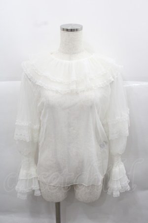 画像: Faye Faye design（海外ロリータブランド） / シースルートップス  アイボリー I-25-12-13-044-LO-TO-SA-ZI