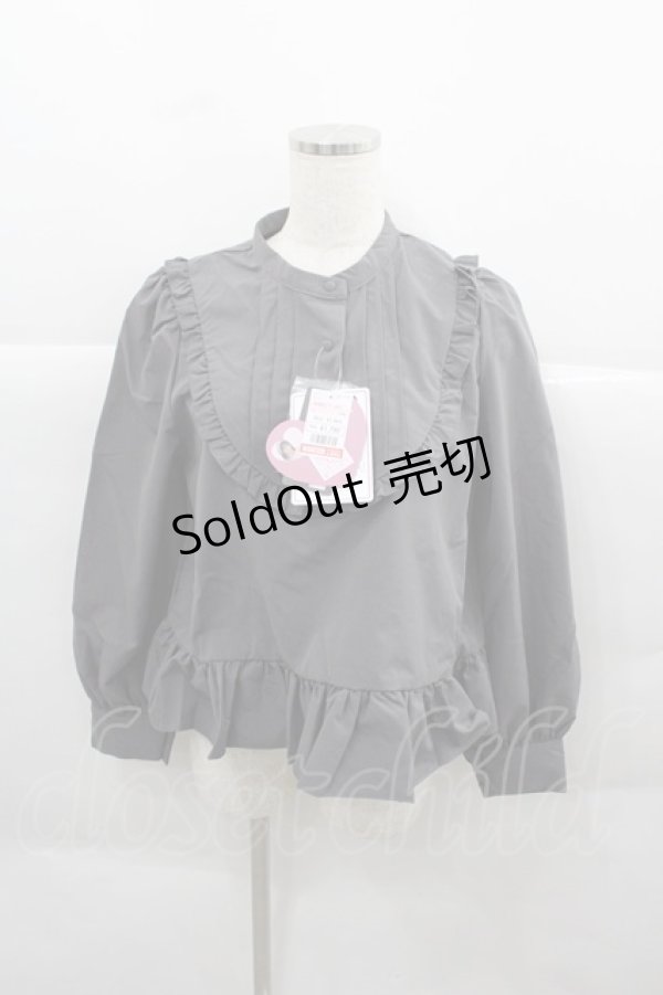 画像1: FLC / 皆方由衣コラボペプラムブラウス L グレー I-25-12-13-048-LO-BL-SA-ZI (1)