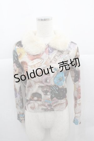 画像: MILK / DONUTカーディガン  チョコクリームベースＸチョコ I-25-12-13-051-ML-TO-SA-ZI