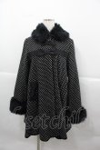 画像1: Angelic Pretty / Actressコート  黒Ｘ白 I-25-12-13-058-AP-CO-SA-ZI (1)