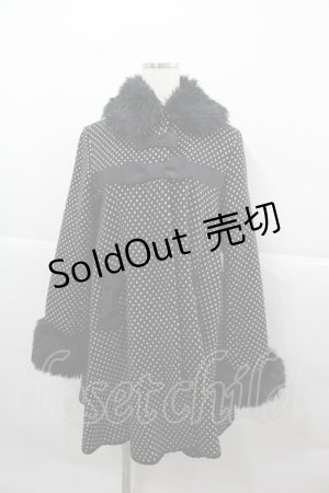 画像: Angelic Pretty / Actressコート  黒Ｘ白 I-25-12-13-058-AP-CO-SA-ZI