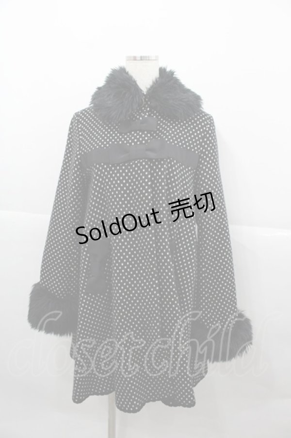 画像1: Angelic Pretty / Actressコート  黒Ｘ白 I-25-12-13-058-AP-CO-SA-ZI (1)