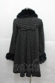 画像2: Angelic Pretty / Actressコート  黒Ｘ白 I-25-12-13-058-AP-CO-SA-ZI (2)