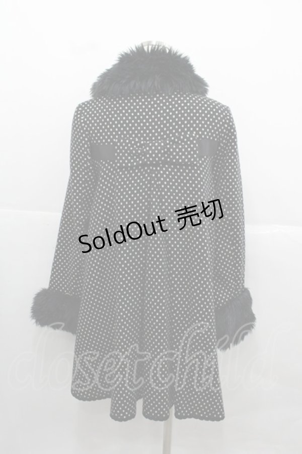 画像2: Angelic Pretty / Actressコート  黒Ｘ白 I-25-12-13-058-AP-CO-SA-ZI (2)