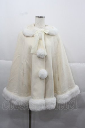 画像: Angelic Pretty / クレールケープ アイボリーｘ白 I-25-12-13-059-AP-JA-SA-ZI