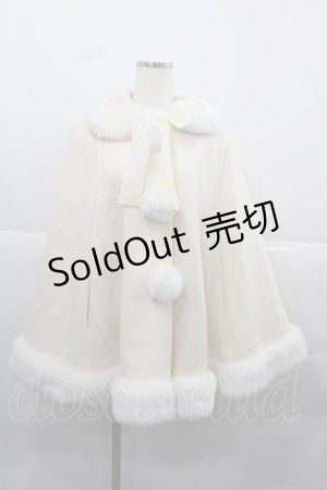 画像: Angelic Pretty / クレールケープ アイボリーｘ白 I-25-12-13-059-AP-JA-SA-ZI