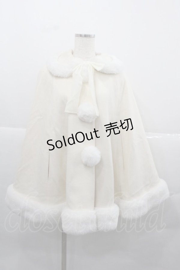 画像1: Angelic Pretty / クレールケープ アイボリーｘ白 I-25-12-13-059-AP-JA-SA-ZI (1)