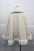 画像2: Angelic Pretty / クレールケープ アイボリーｘ白 I-25-12-13-059-AP-JA-SA-ZI (2)