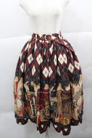 画像: ALICE and the PIRATES / Nostalgic Gift〜くるみ割り人形と大切な想い出〜ロングスカート  ボルドー I-25-12-13-062-PA-SK-SA-ZI