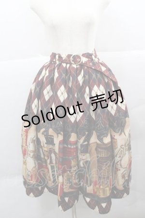画像: ALICE and the PIRATES / Nostalgic Gift〜くるみ割り人形と大切な想い出〜ロングスカート  ボルドー I-25-12-13-062-PA-SK-SA-ZI