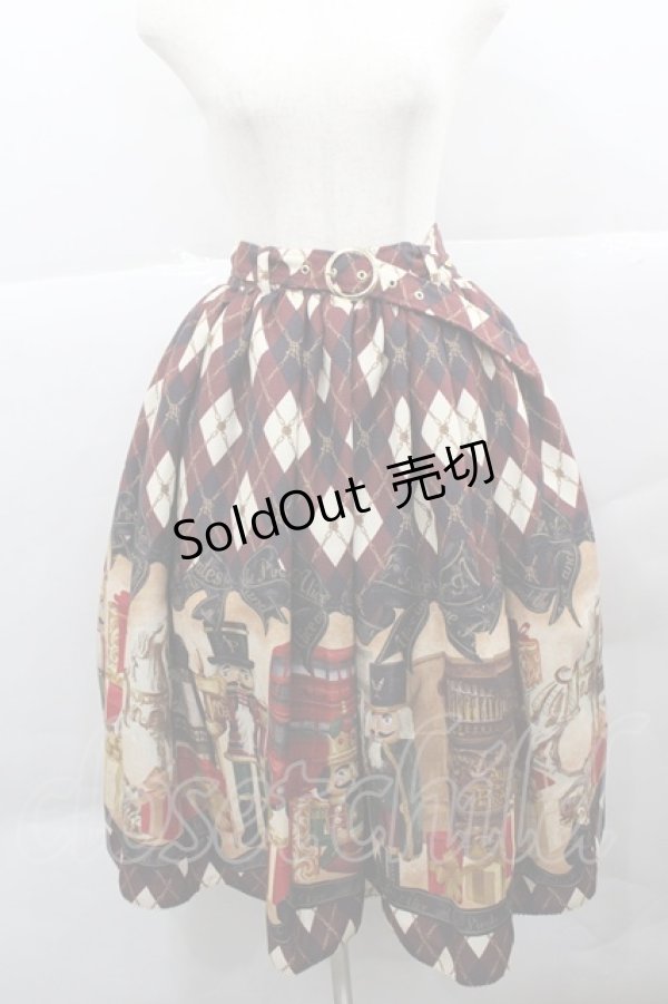 画像1: ALICE and the PIRATES / Nostalgic Gift〜くるみ割り人形と大切な想い出〜ロングスカート  ボルドー I-25-12-13-062-PA-SK-SA-ZI (1)