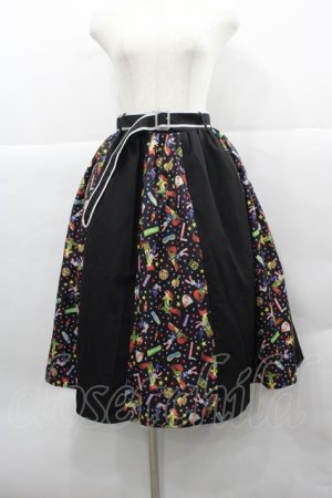 画像: axes femme / ズートピア/スカート  黒Ｘ白 I-25-12-13-063-AX-SK-SA-ZI