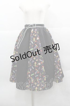 画像: axes femme / ズートピア/スカート  黒Ｘ白 I-25-12-13-063-AX-SK-SA-ZI