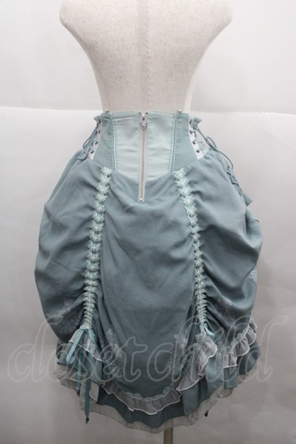 画像2: Ozz oneste / Celebration of Rose ロココスカート  グリーン I-25-12-13-067-OO-SK-SA-ZI (2)