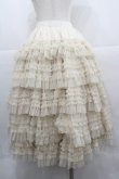 画像2: Sands Lime(海外ロリータブランド) / ドットチュールスカート  生成り I-25-12-13-069-LO-SK-SA-ZI (2)