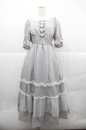 画像: axes femme kawaii / プチリボンワンピース M グレー I-25-12-13-077-AX-OP-SA-ZI