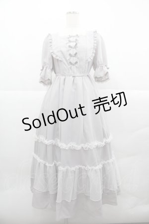 画像: axes femme kawaii / プチリボンワンピース M グレー I-25-12-13-077-AX-OP-SA-ZI