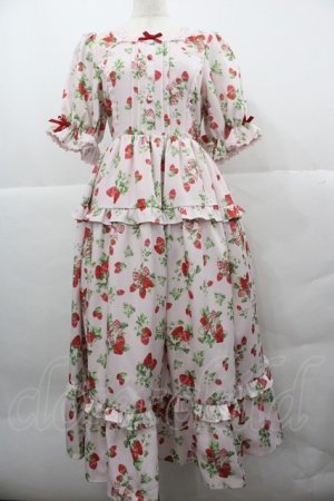 画像: axes femme kawaii / クラシックベリーワンピース M ピンク I-25-12-13-078-AX-OP-SA-ZI