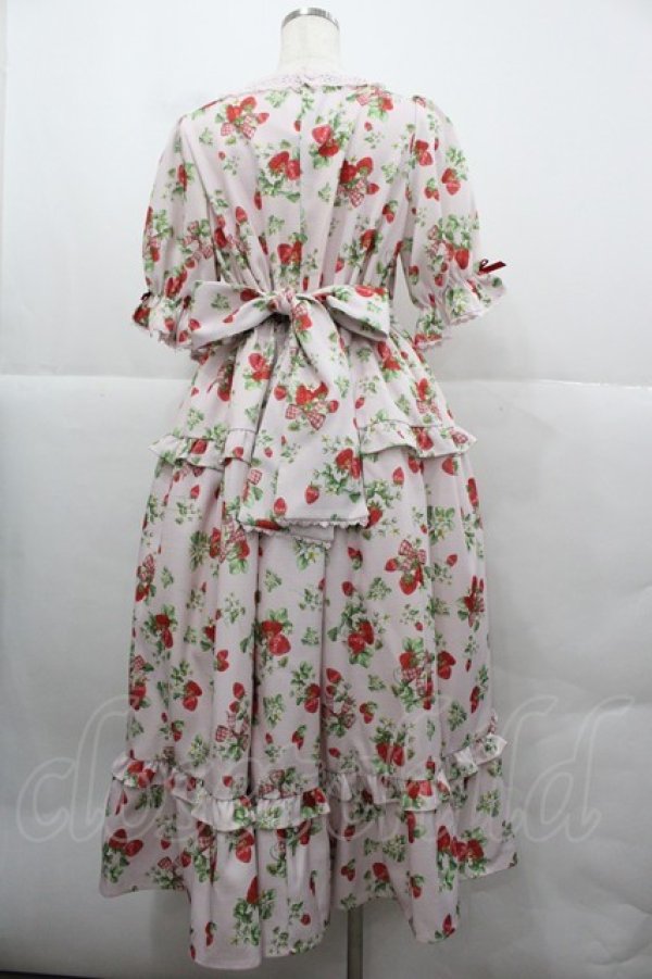 画像2: axes femme kawaii / クラシックベリーワンピース M ピンク I-25-12-13-078-AX-OP-SA-ZI (2)