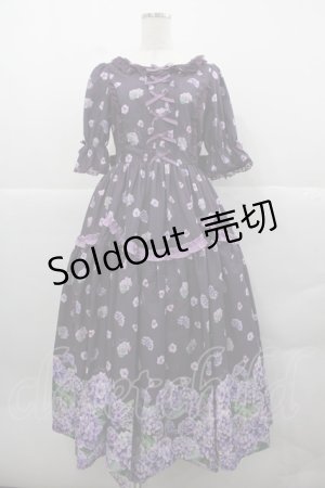 画像: Chalmiere / ハイドレンジアワンピース M ラベンダー I-25-12-13-080-LO-OP-SA-ZI