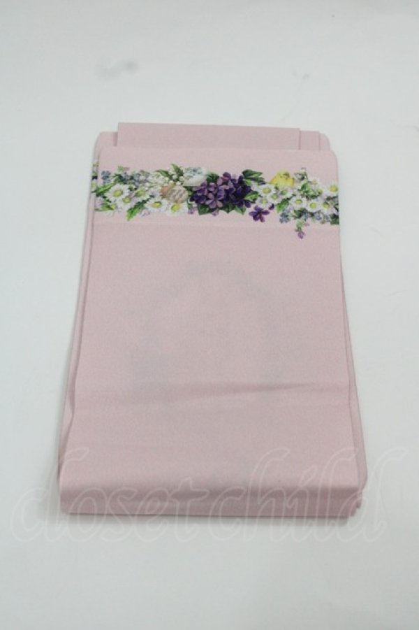 画像1: BABY,THE STARS SHINE BRIGHT / Happy Easter〜Easter Bunny’s Spring Garden〜柄オーバーニーソックス  ピンク I-25-12-13-008-BA-ZA-SA-ZI (1)