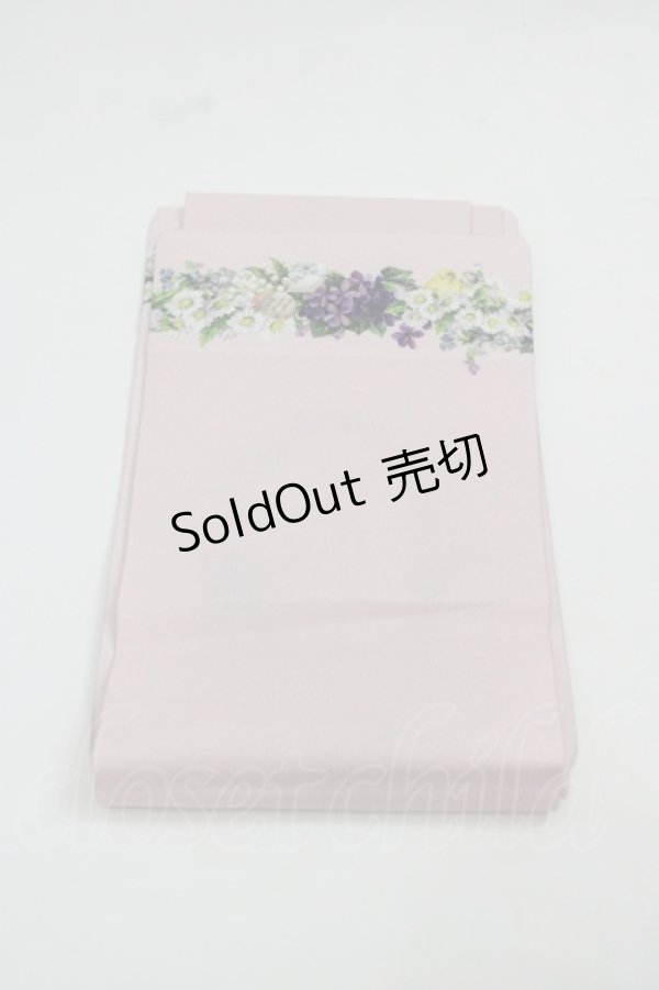 画像1: BABY,THE STARS SHINE BRIGHT / Happy Easter〜Easter Bunny’s Spring Garden〜柄オーバーニーソックス  ピンク I-25-12-13-008-BA-ZA-SA-ZI (1)