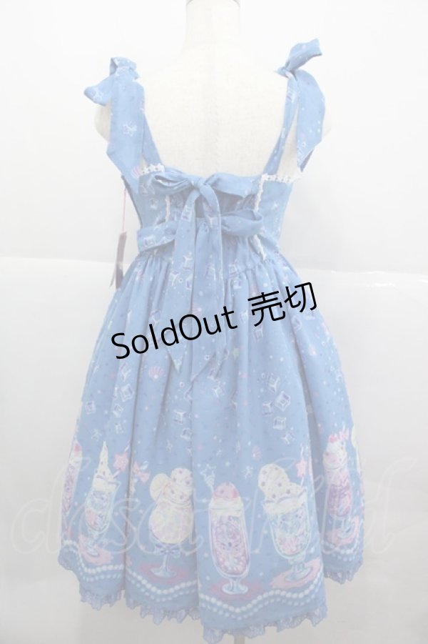 画像2: Angelic Pretty / Cream Soda Mermaidジャンパースカート  アオ I-25-12-13-085-AP-OP-SA-ZI (2)