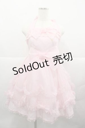 画像: Angelic Pretty / スノークリスタルジャンパースカート  ピンク I-25-12-13-086-AP-OP-SA-ZI