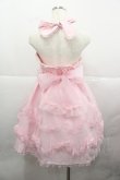 画像2: Angelic Pretty / スノークリスタルジャンパースカート  ピンク I-25-12-13-086-AP-OP-SA-ZI (2)