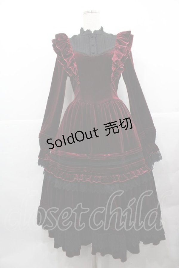 画像3: Hoshibako Works / Rozen Maiden x HoshibakoWorks 真紅ケープ付きワンピース  ワイン I-25-12-13-092-LO-OP-SA-ZI (3)