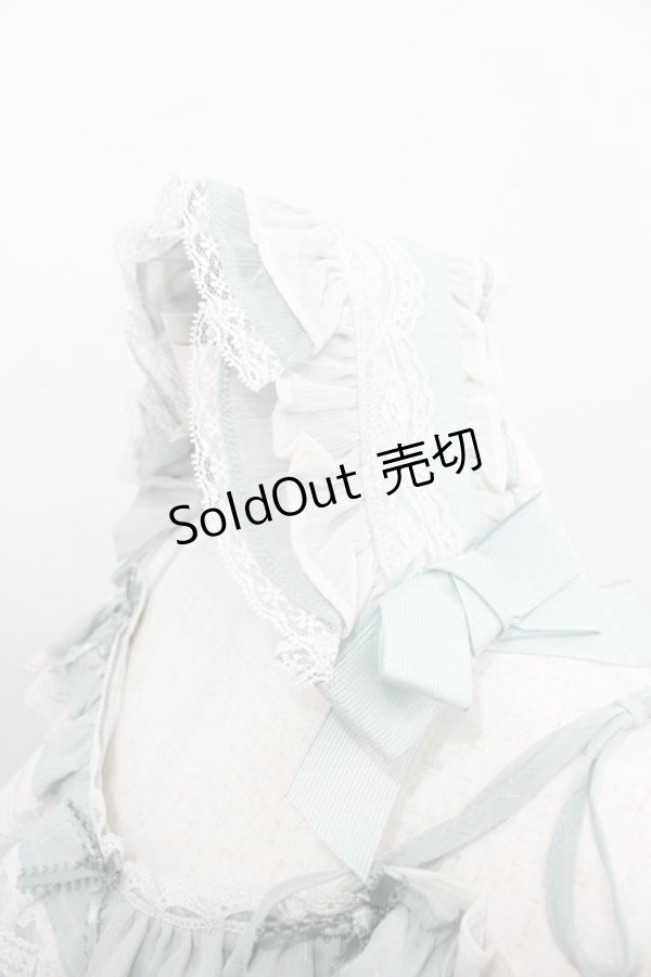 画像3: Chris house lolita(海外ロリータブランド) / ラメストライプ&レースジャンパースカート M ミント I-25-12-13-098-LO-OP-SA-ZI (3)