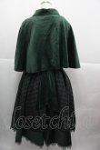 画像2: ZeeYe Studio(海外ロリータブランド) / タータンチェックナポレオンジャンパースカート&ケープセット  グリーン I-25-12-13-105-LO-OP-SA-ZI (2)