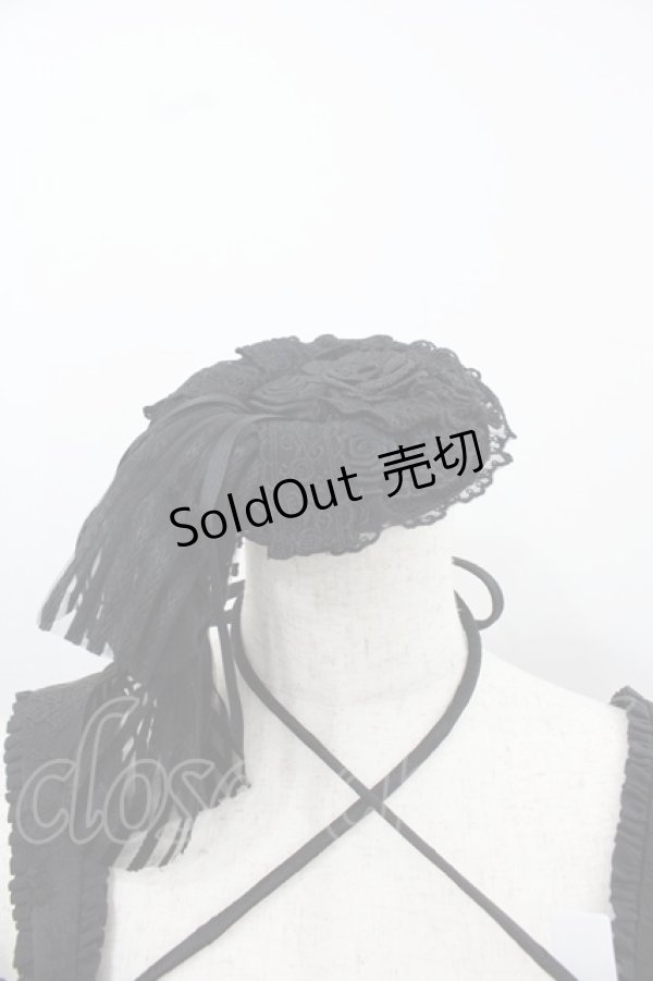 画像2: HORY HITOMI(海外ロリータブランド) / 薔薇モチーフジャンパースカートセット  黒 I-25-12-13-108-LO-OP-SA-ZI (2)