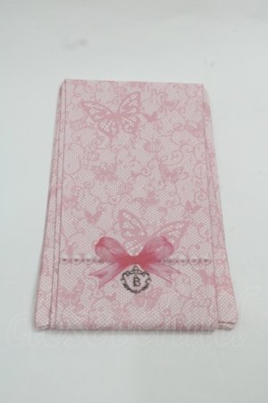 画像: BABY,THE STARS SHINE BRIGHT / Papillonnage en eclatsプリントオーバーニーソックス  ピンク I-25-12-13-012-BA-ZA-SA-ZI