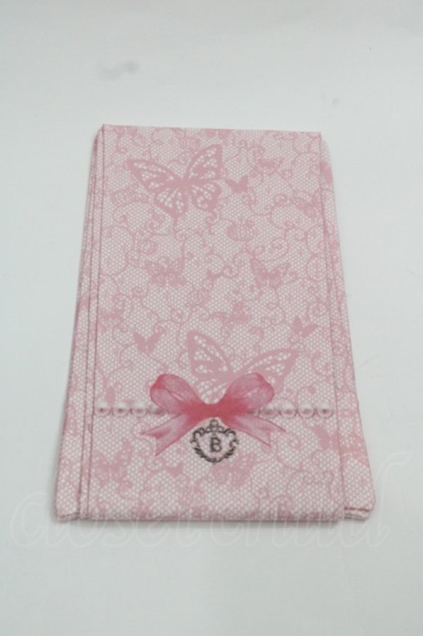 画像1: BABY,THE STARS SHINE BRIGHT / Papillonnage en eclatsプリントオーバーニーソックス  ピンク I-25-12-13-012-BA-ZA-SA-ZI (1)