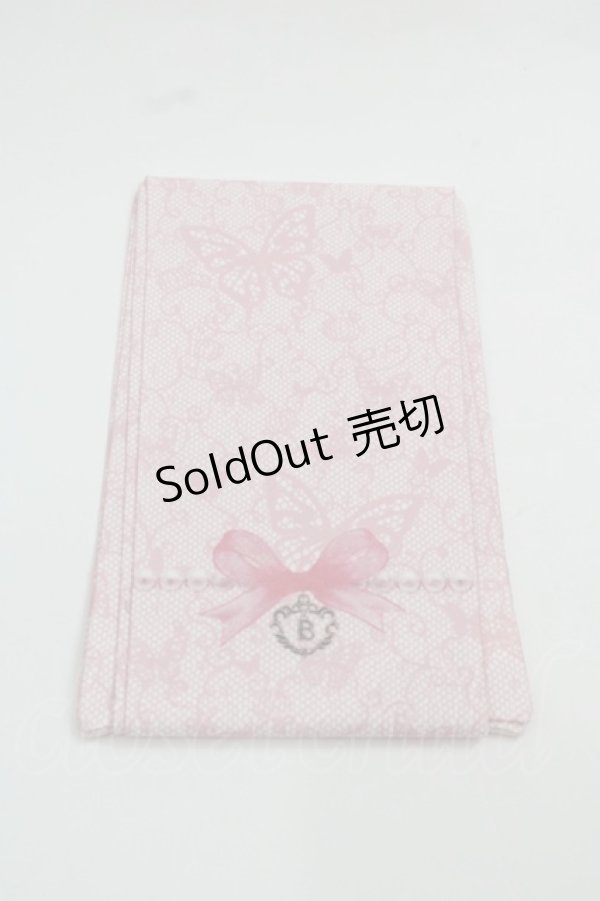 画像1: BABY,THE STARS SHINE BRIGHT / Papillonnage en eclatsプリントオーバーニーソックス  ピンク I-25-12-13-012-BA-ZA-SA-ZI (1)